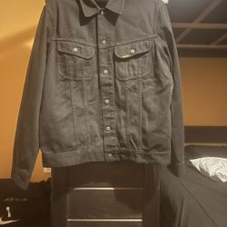 Supreme Black Denim Trucker Jacket 