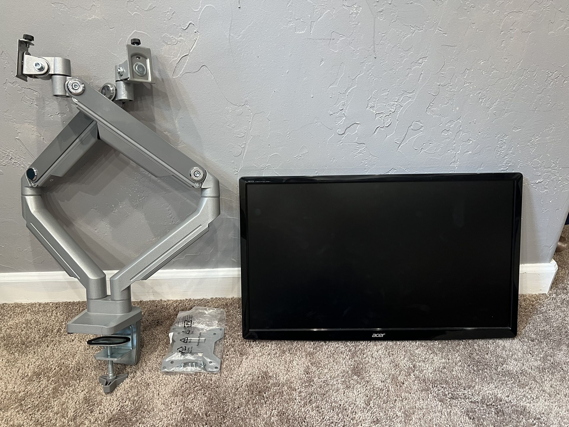 Acer GN246HL 144hz Gaming Monitor with Dual Monitor Stand