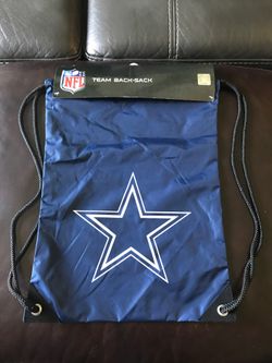 Dallas Cowboys; String Bag; Drawstring Bag; Backpack