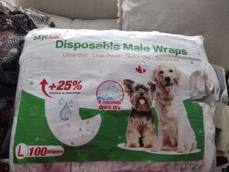 Disposable Male Wraps Large 