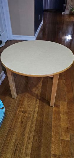 Round Wood Coffee Table