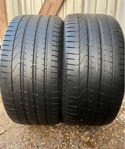 2 tires 295 35 21 Pirelli p zero