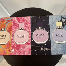 Brand New Cher Perfume Collection 4 X 1 Ounce Bottles