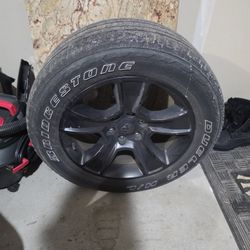 Blacked Out Ram Rims With Tires