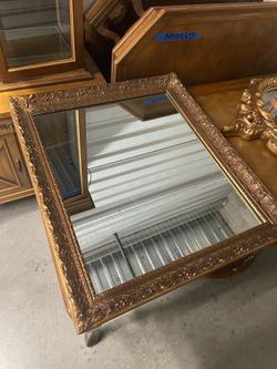 Square Vintage Mirror