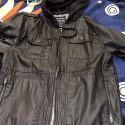 Mens Blk Jacket Large 