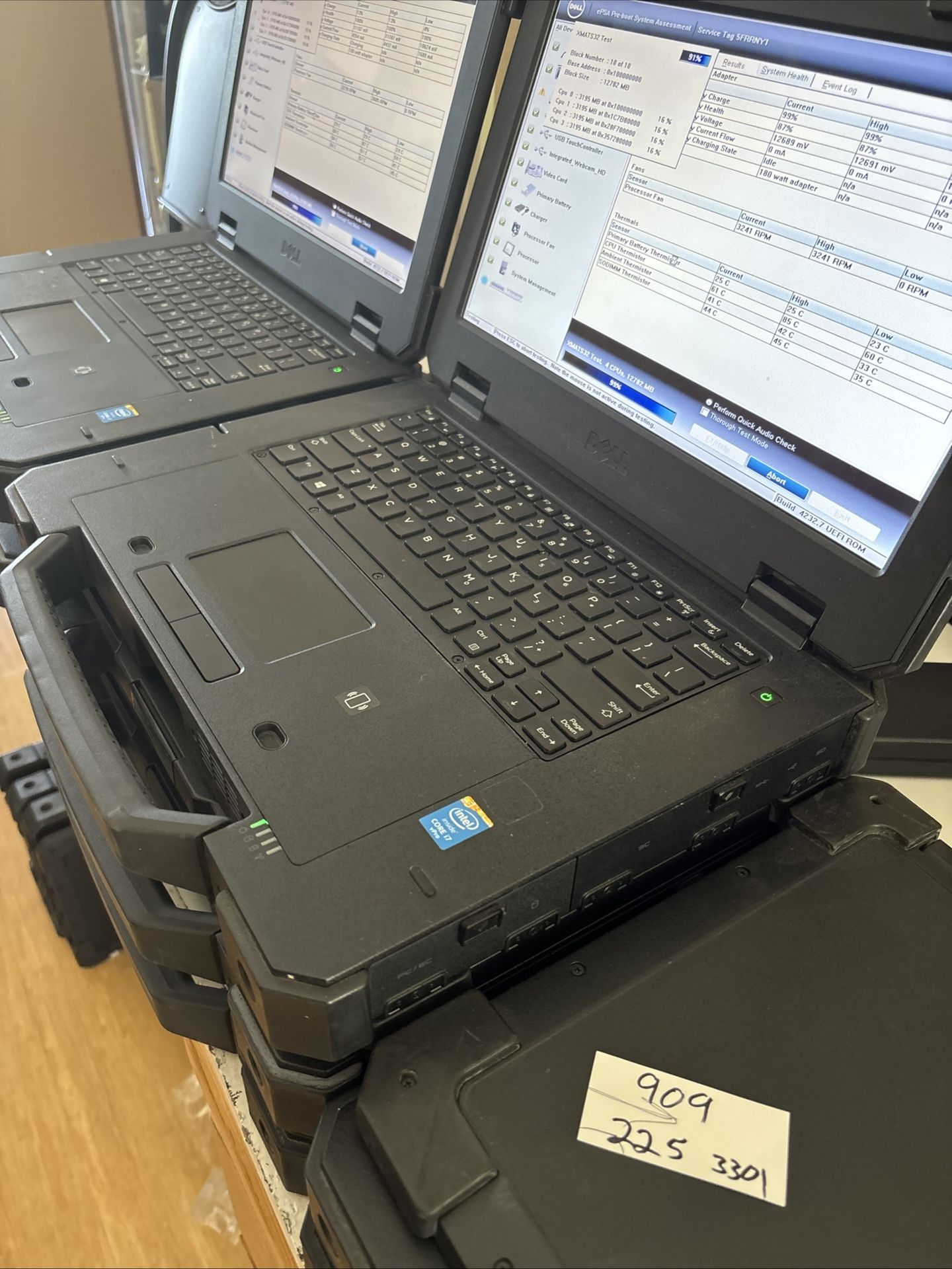 Dell Rugged, Tough Book Mechanics Laptop. 