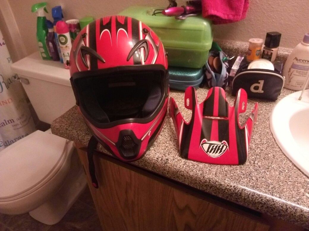 Thh brand dirt bike helmet with face guard