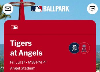 4 Tickets + Preferred Parking - Detroit Tigers vs Los Angeles Angels of Anaheim
