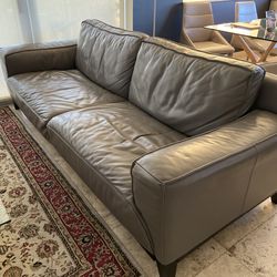Italian leather Couch Sofa