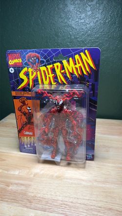 Marvel Comics Spider-Man Retro Card Carnage Action Figure