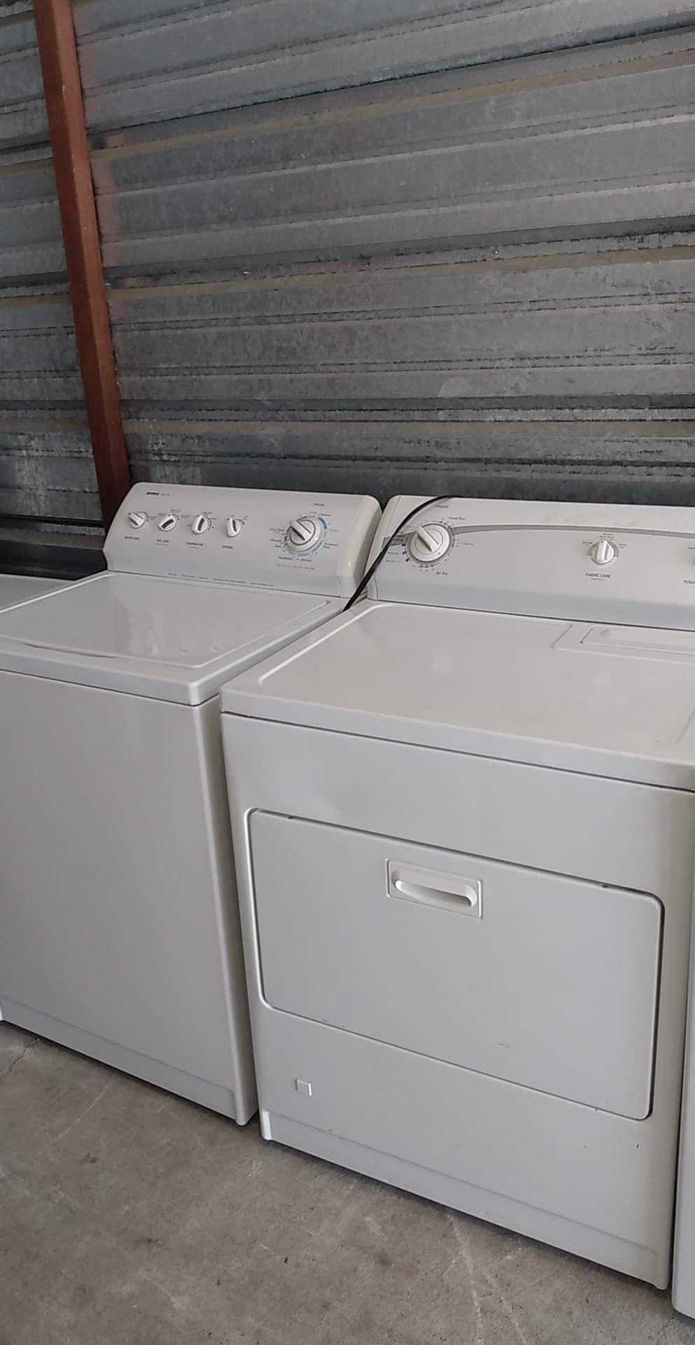 Kenmore Washer And Gas Dryer Set For $445