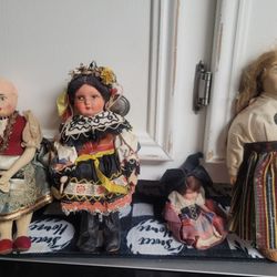 Vintage  HUNGARIAN DOLLS