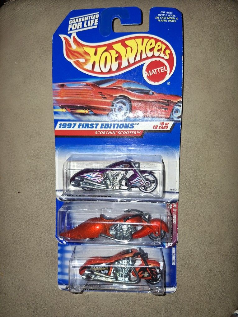 Hot Wheels Motorcycles 11 Total