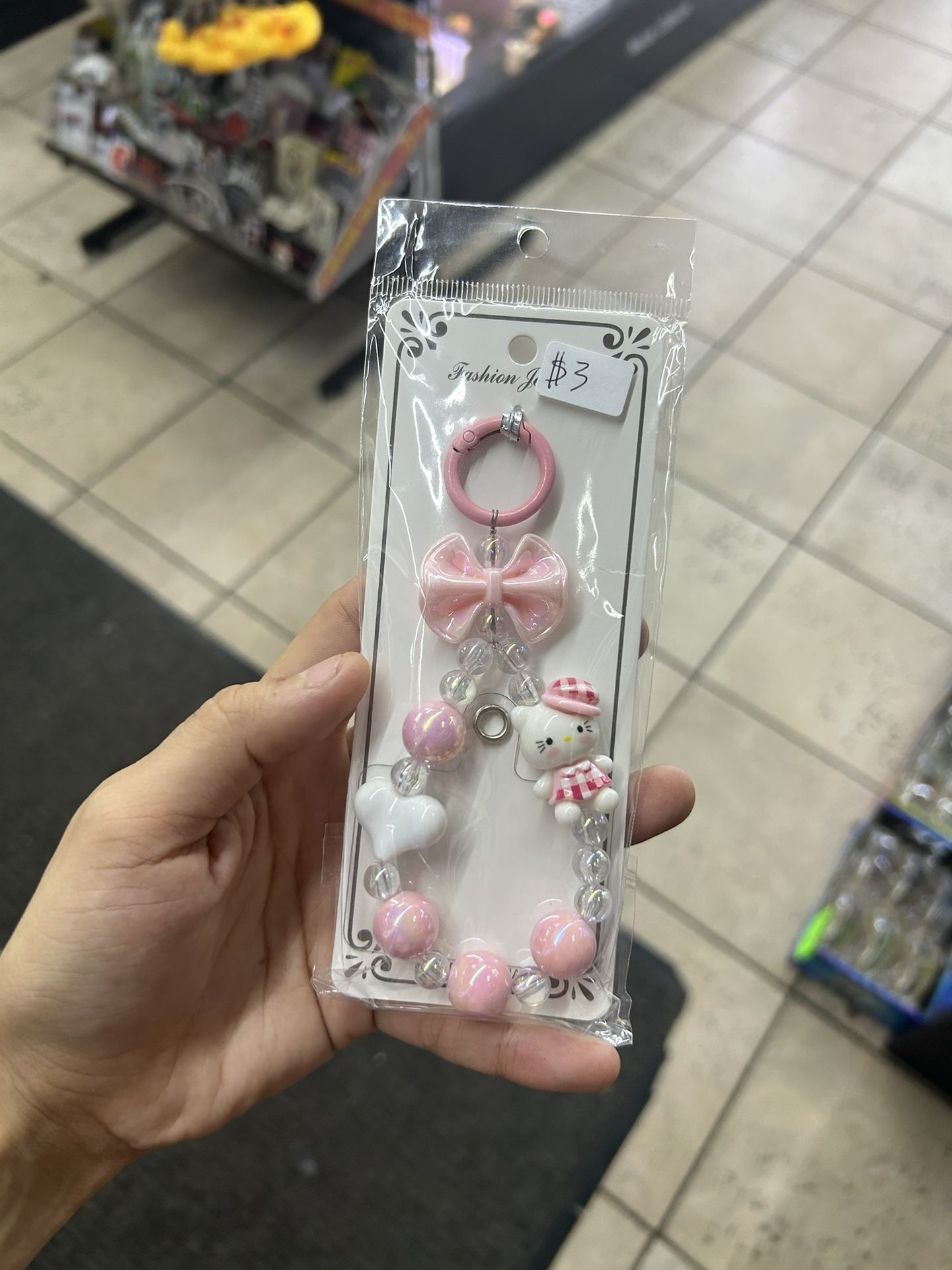 HELLO KITTY PHONE/PURSE CHARMS 