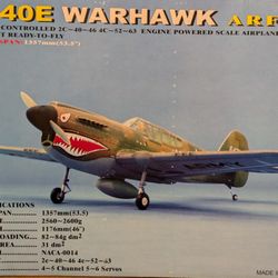 P-40E >> Warhawk >> RC ARF