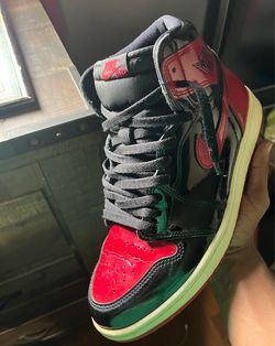 Air Jordan 1 Retro High OG Bred Patent Leather Men’s Size 10.5