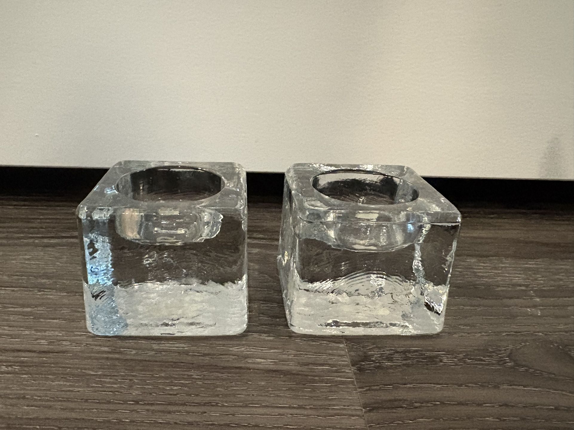 Crate & Barrel Candle Holders