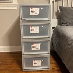 Deep Underbed Storage Drawers Set Of Four