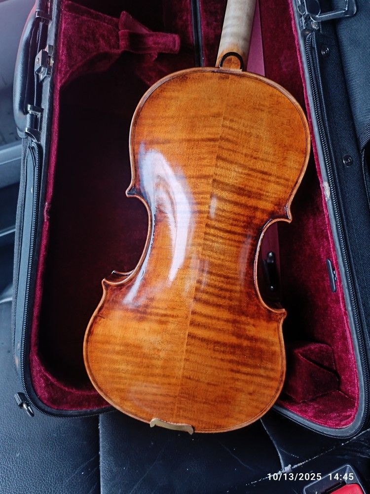 4/4 Full-Size “Stradivari 1716 Messiah” Style Violin Antiqued Oil Varnish Handmade New + Case & Bow