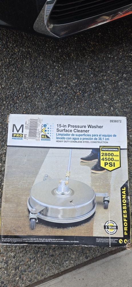 Surface Maxx Pro 15 In Pressure Washer Surface Cleaner