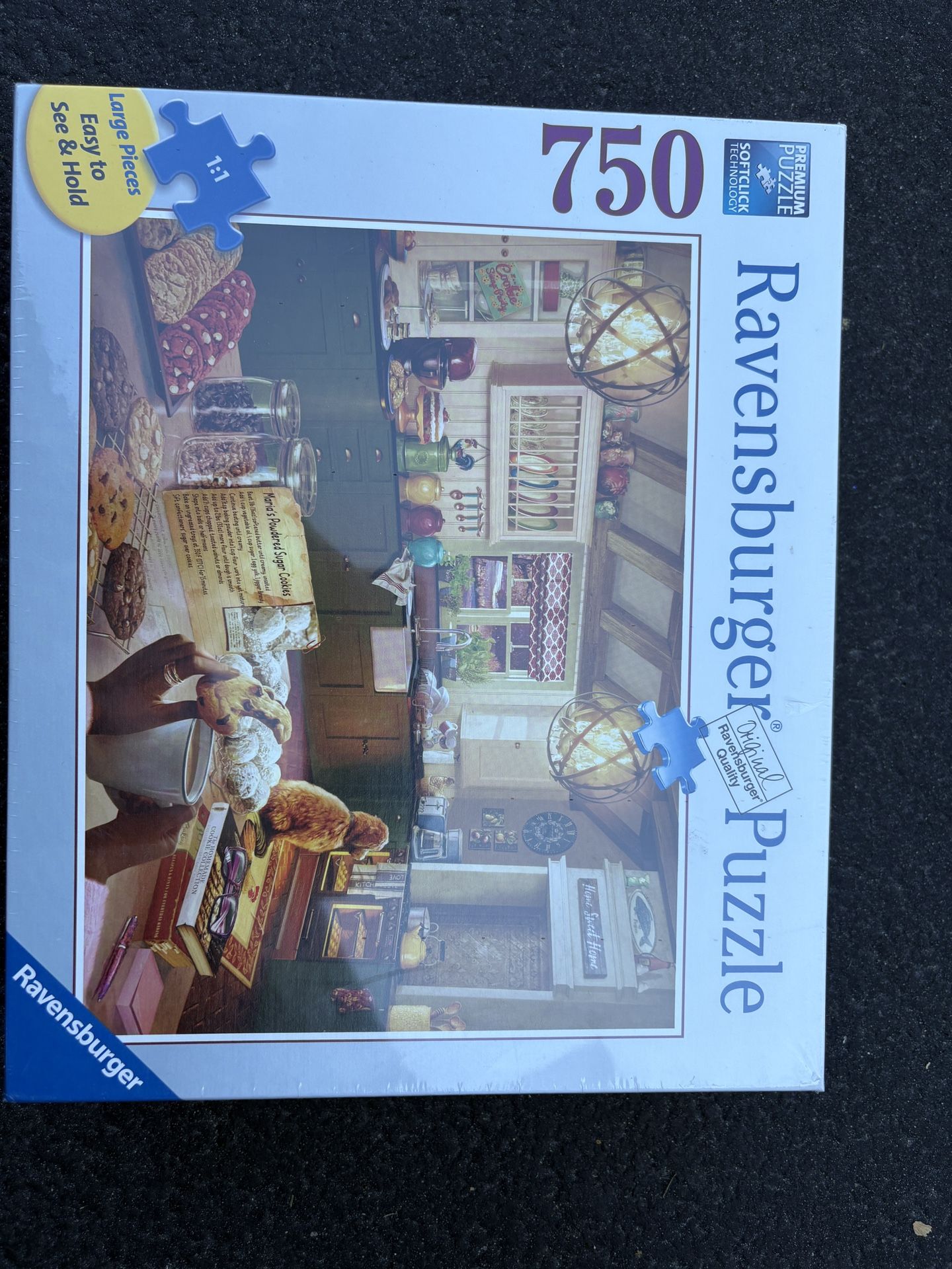NEW Ravensburger Cozy Kitchen 750 pc Jigsaw Puzzle Sealed Box