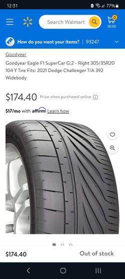 Goodyear 305/35/20