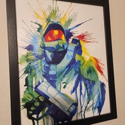 Halo Watercolor Print