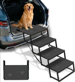 COZEER Dog Steps for Car, Truck, SUV, Dog Stairs