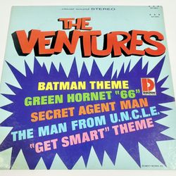 The Ventures Batman Theme Green Hornet “66” Vinyl LP BST-8042 60s Shows VG+ VG