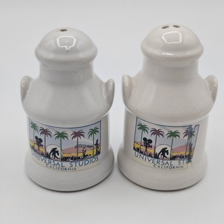 Universal Studios California Milk Jug Salt Pepper Shakers