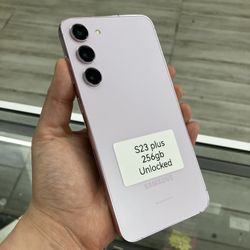 Pink S23 Plus Galaxy Phone Unlocked Cash Or $10 Down 