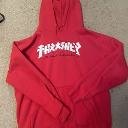 Thrasher hoodie, red hoodie