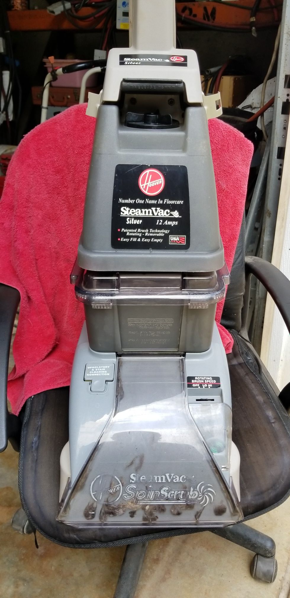 Hoover Steam Vac Silver Model F5858-910