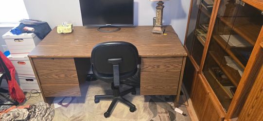 Desk with chair