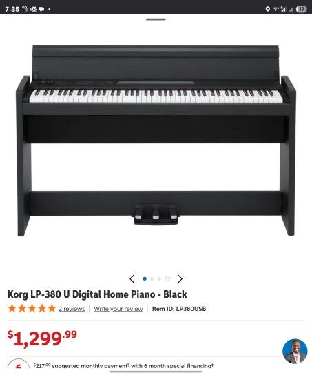 Like new Korg LP-380U digital piano with bench. barely used.