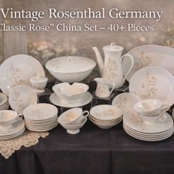 Vintage Rose thank Germany China Set 
