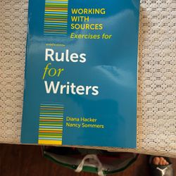 Rules For Writers Book/ Guide to Writing 