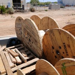 Wooden Spools 