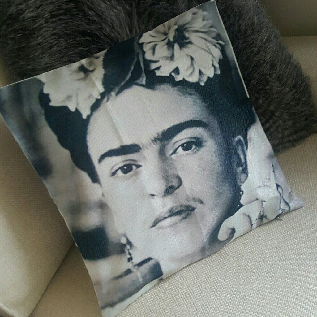 Frida Art Deco Pillow Couch full Bed Chair Perfect Gift