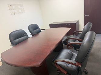 Table and Executive Office Chairs