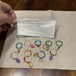 Wine glass charms 