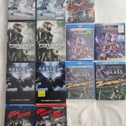 New-Sealed DVD And Blue Rays 