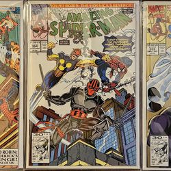 The Amazing Spider-man #353,354,355 BAGLEY COVERS NM
