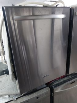 KitchenAid stainless steel dishwasher with stainless tub - Free delivery