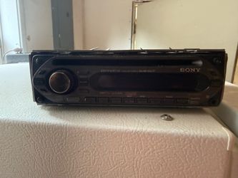 Old Sony car stereo