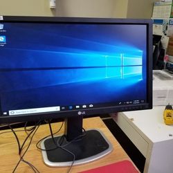 LG 24" 24MB35 MONITOR WITH DVI, AND VGA (INV. DM1014N) $60.00