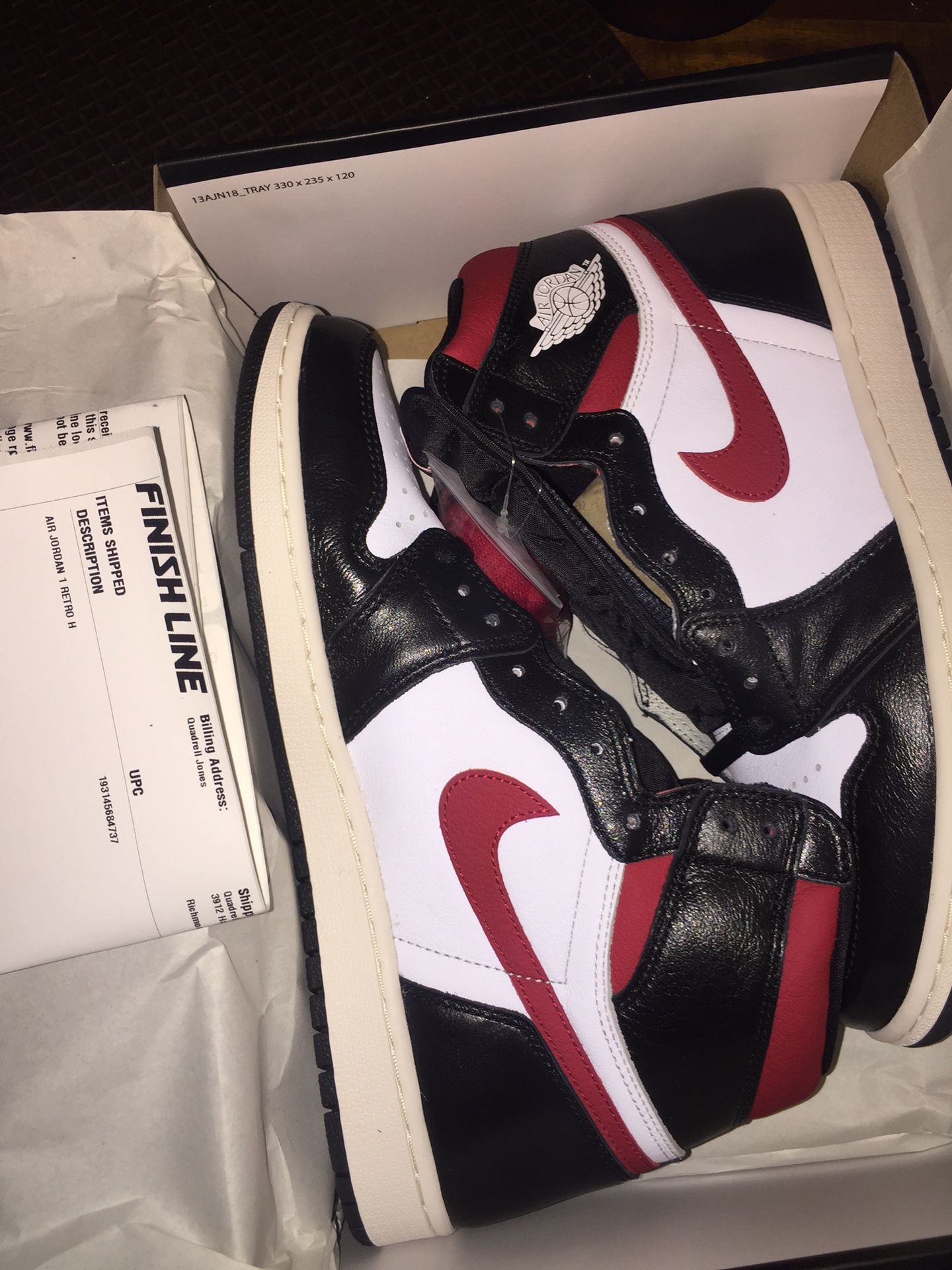 Retro 1 gym red size 9.5