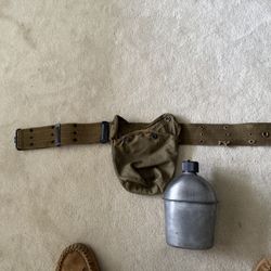 Canteen And Belt 1967 Time Frame