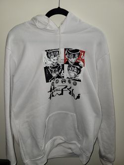 Toilet Bound Hanako Kun Hoodie Famesale Anime Pullover Size XL White